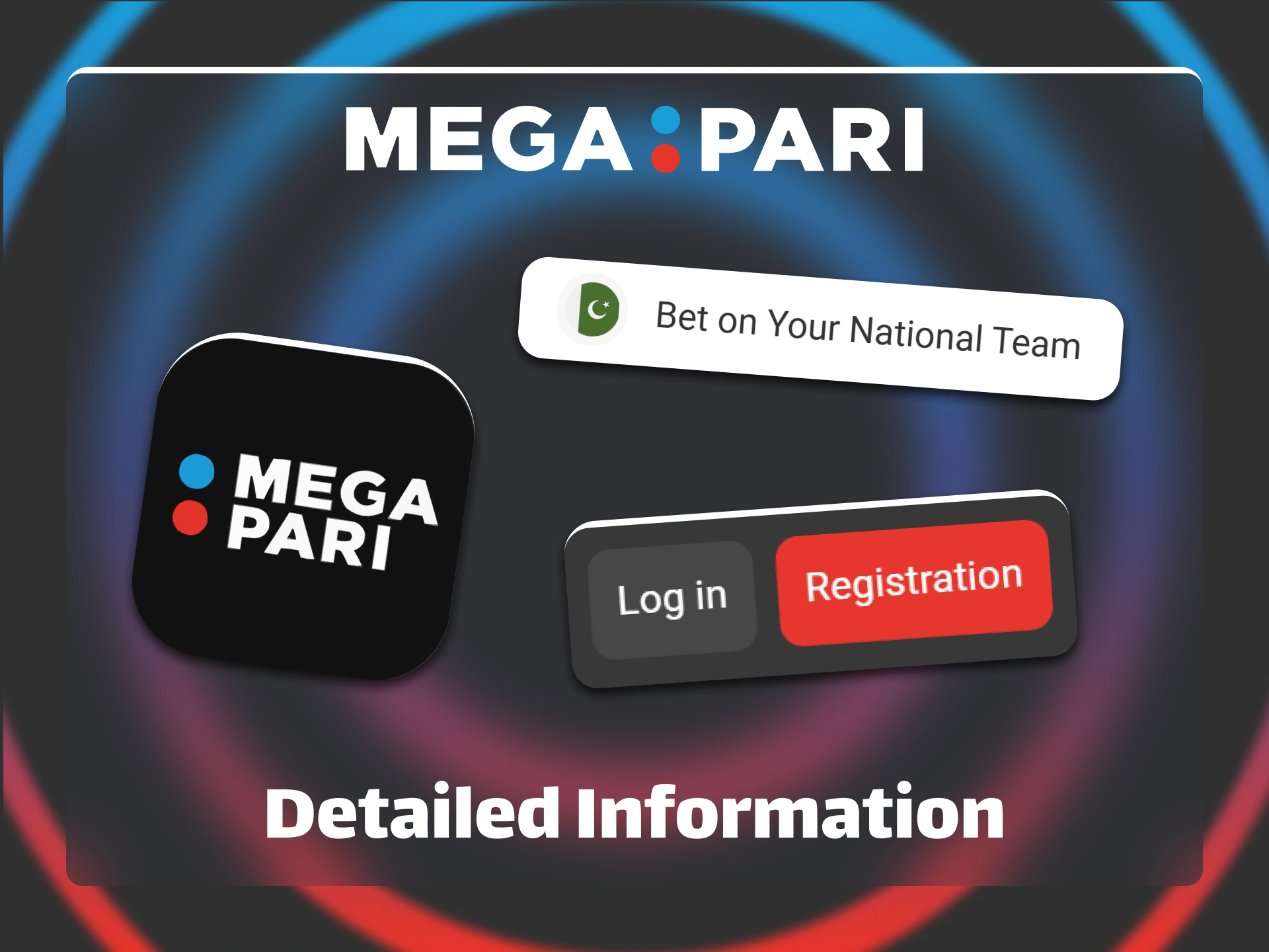 Register a new account or log in to Megapari to start betting.
