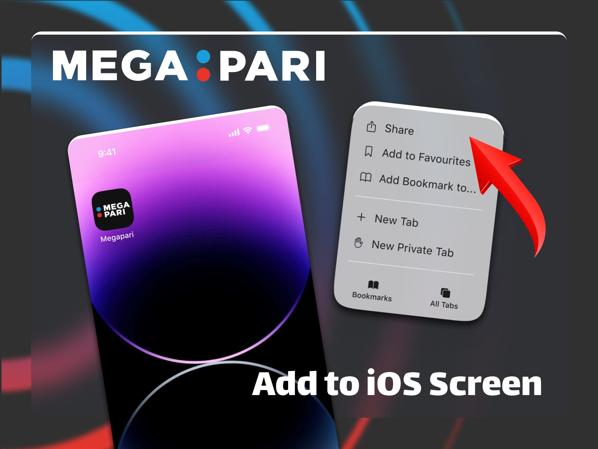 Add the Megapari app to your iPhone home screen for quick access today.