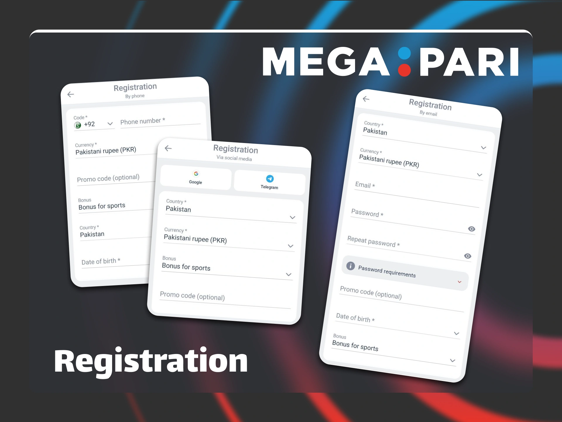 Register a new Megapari account today to unlock exclusive sports betting offers.