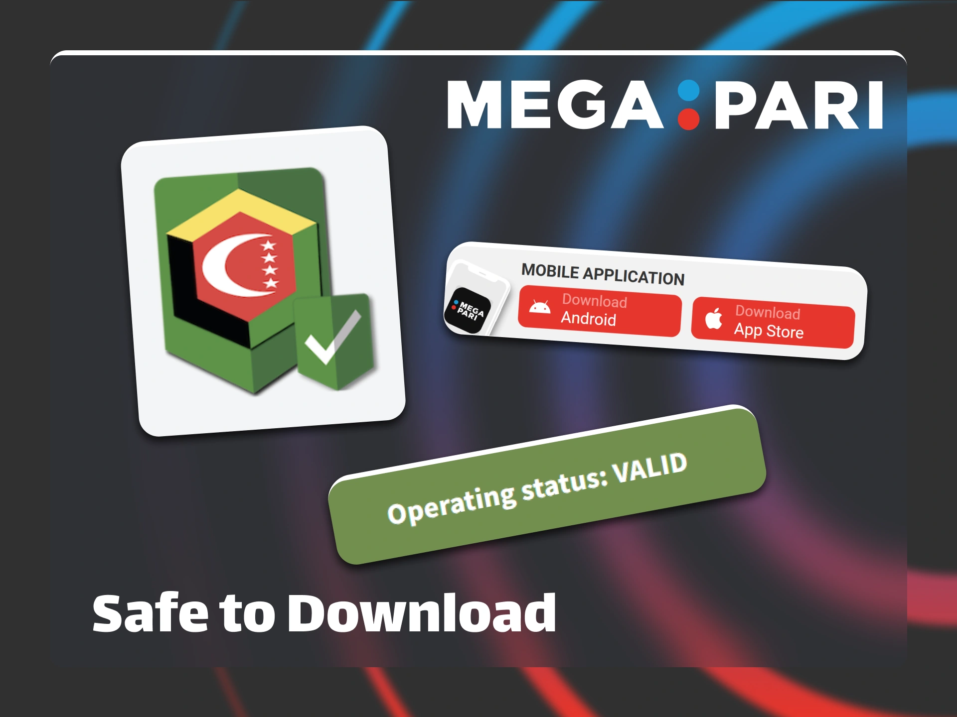 Download the fully verified and safe Megapari app from the official source.