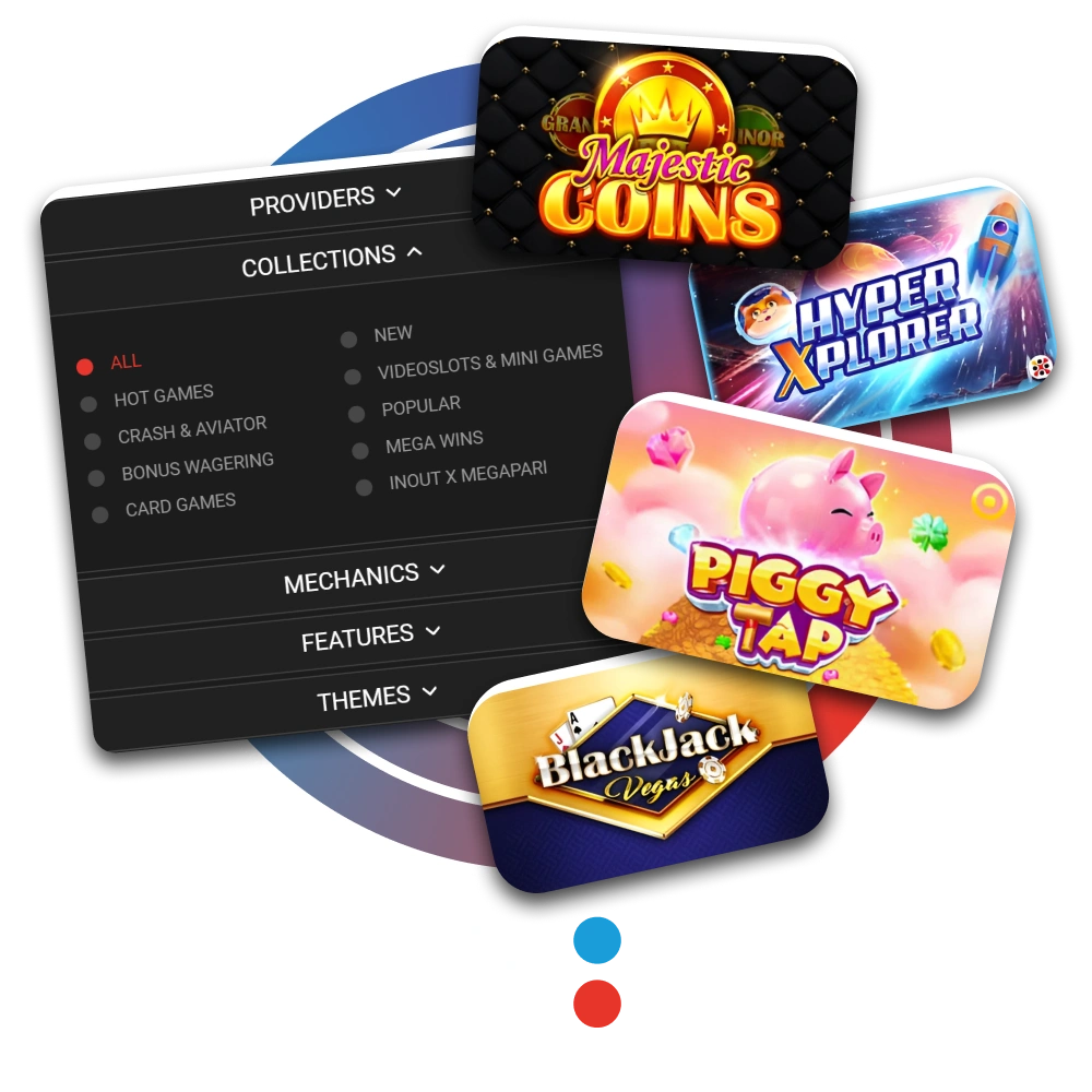 Spin the reels on the hottest slot games available at Megapari.
