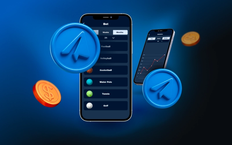 Place your bets directly in Telegram with Megapari.