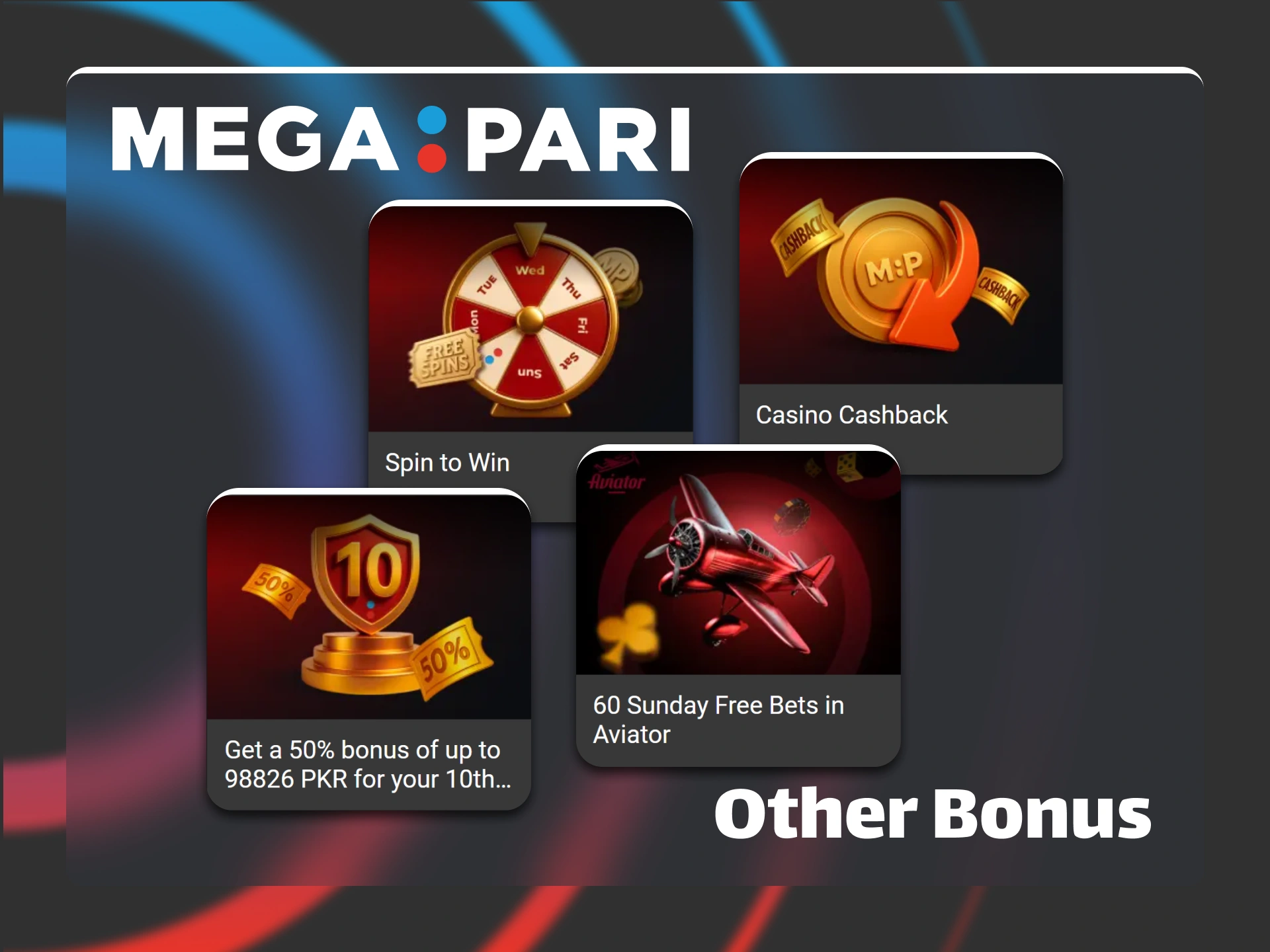 Explore other exciting bonuses and promo codes available on Megapari today.