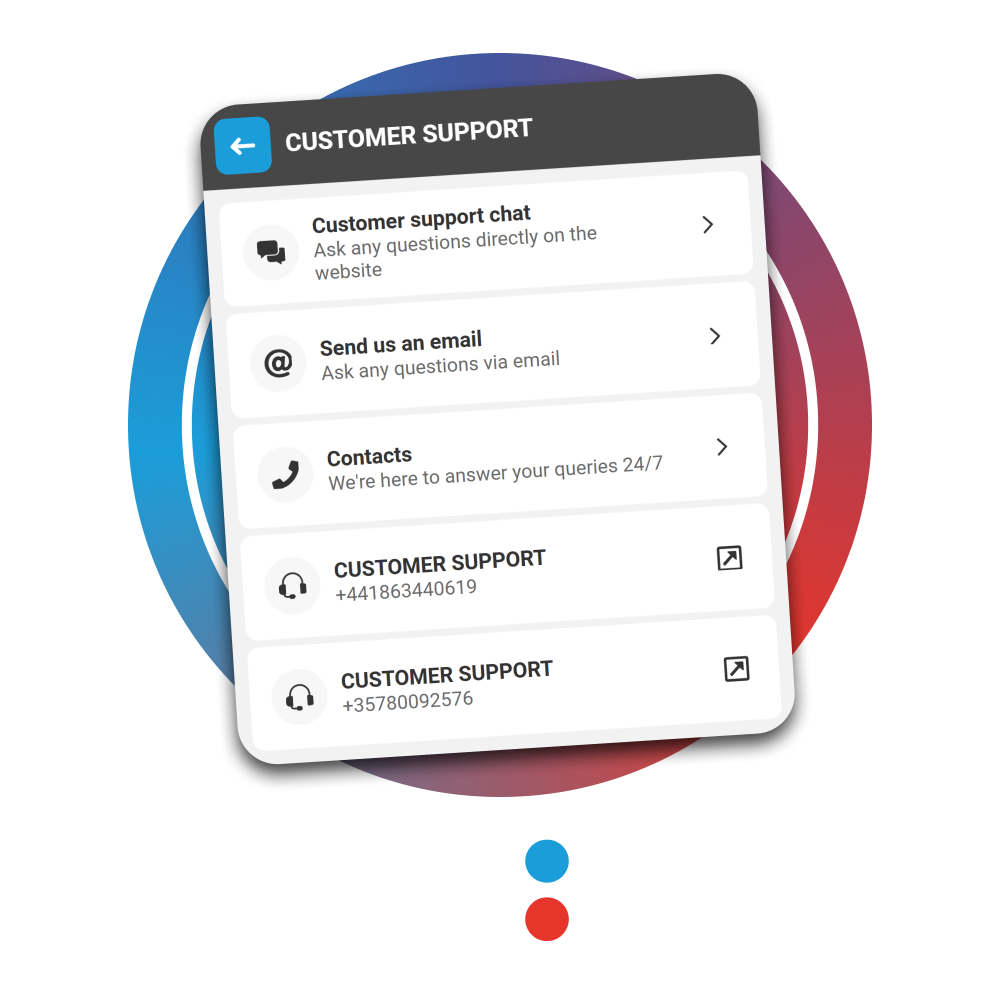 Contact Megapari customer support via chat or email for help.