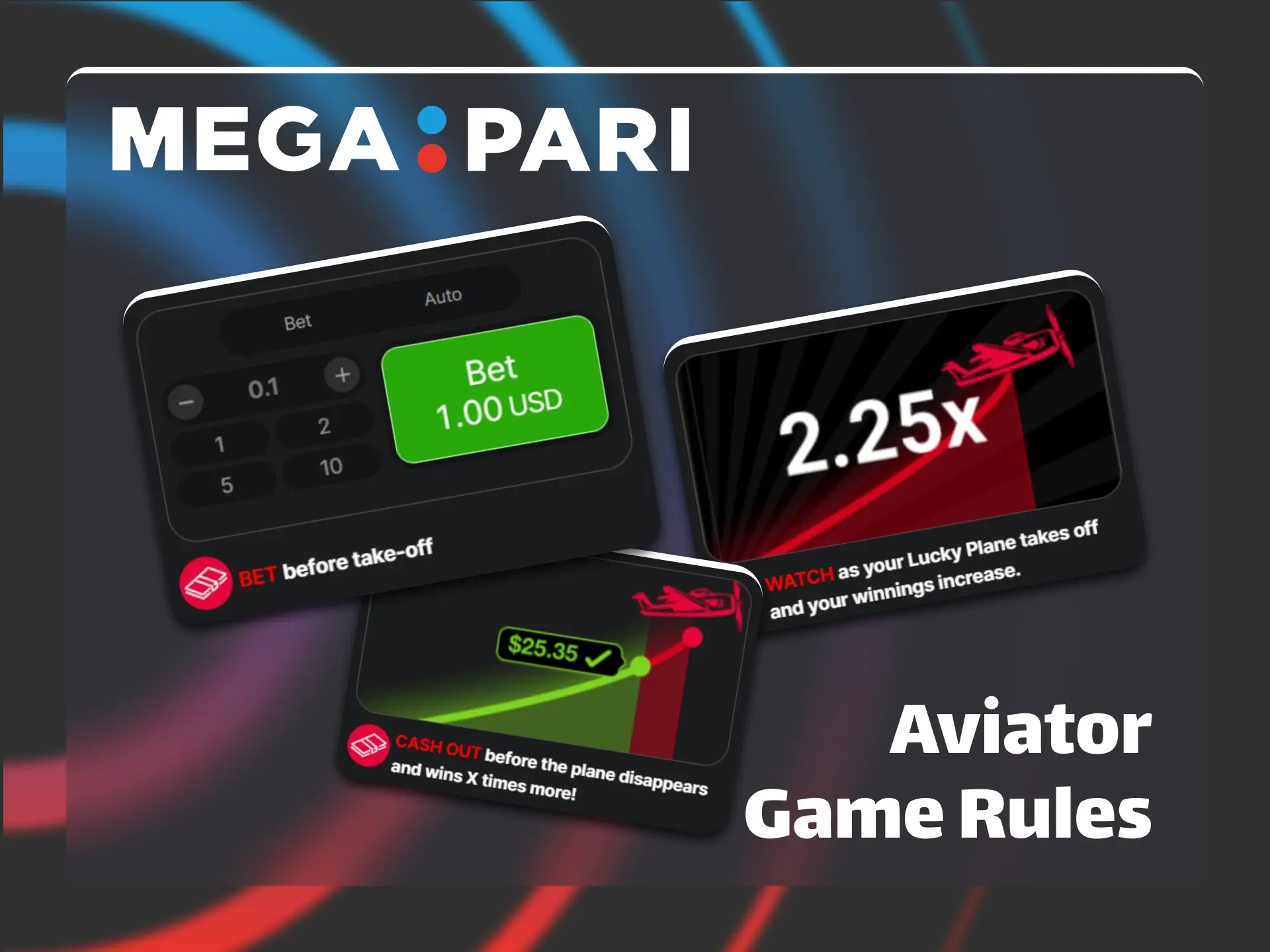 Learn the official Megapari Aviator rules before placing your bets.