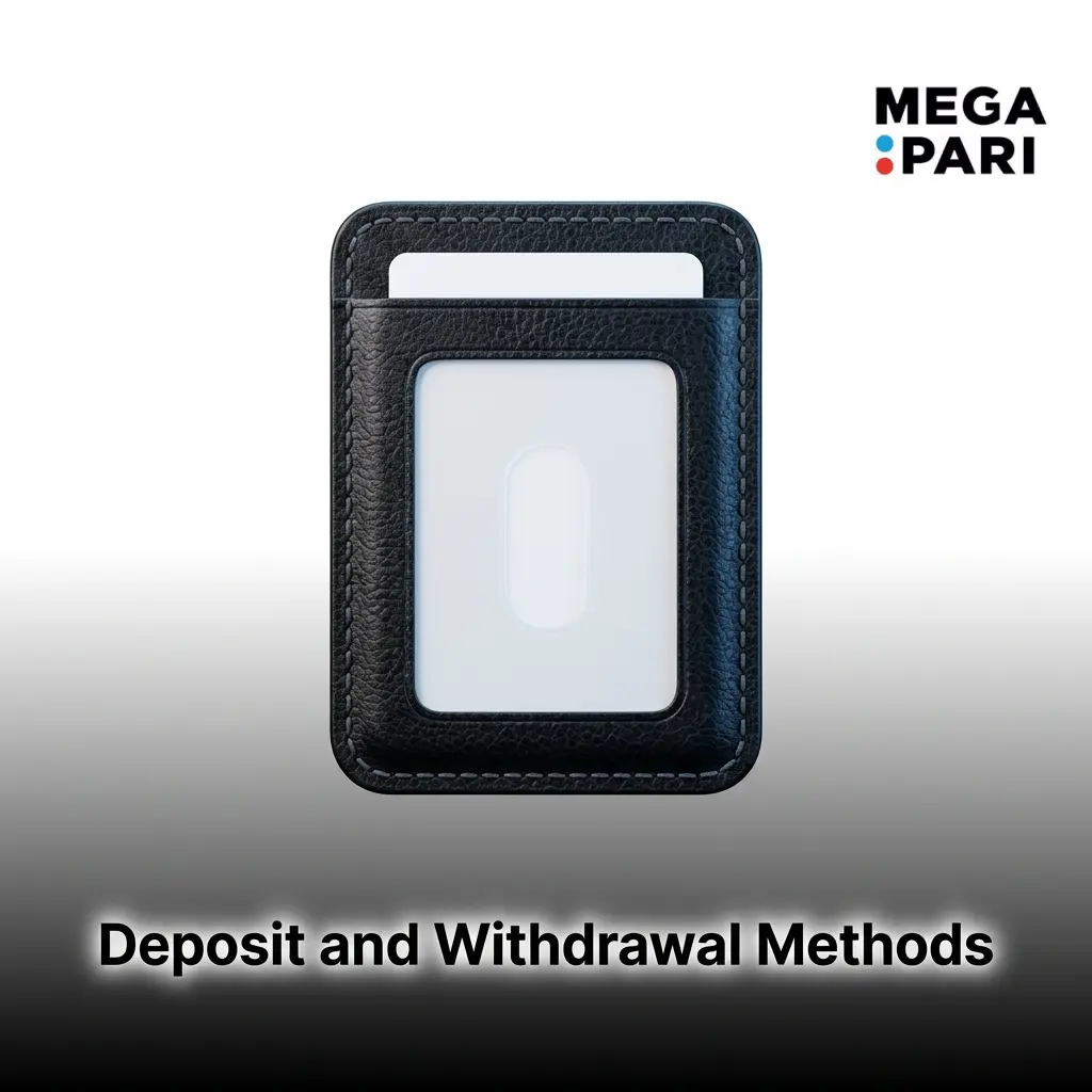MegaPari deposit and withdrawal methods including EasyPaisa, JazzCash, Binance Pay, USDT, Visa, and Mastercard for Pakistan players