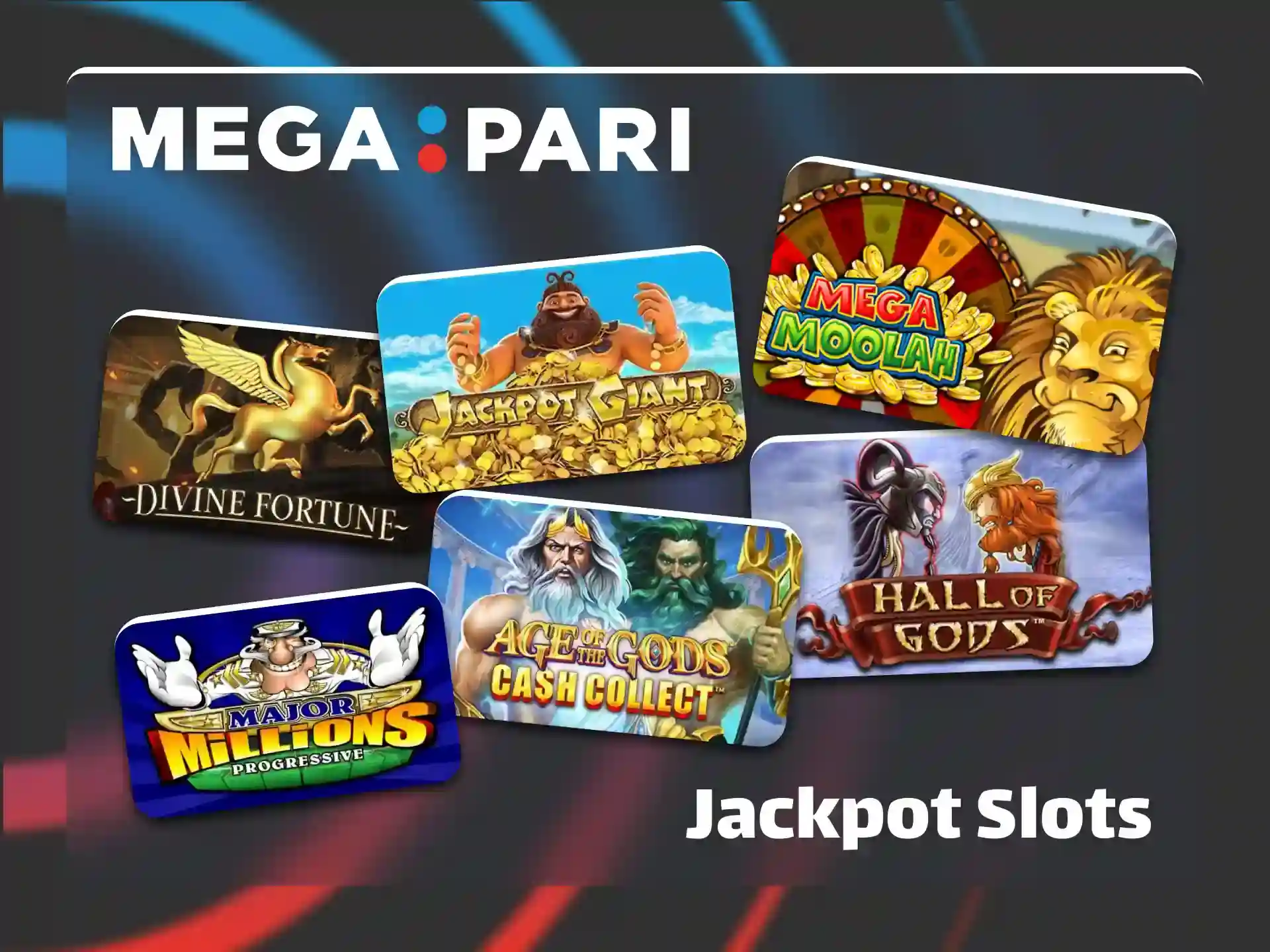 Win massive progressive prize pools on the official Megapari site.