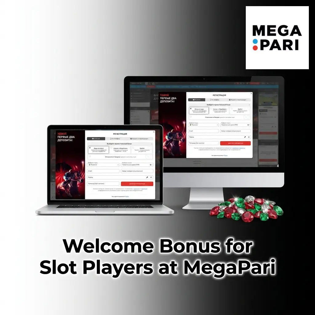 MegaPari welcome bonus for slot players offering up to 439,800 PKR and 150 Free Spins across first four deposits
